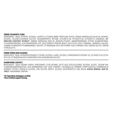 Dark N°1 - HAIR CREAM COLOURINGS WITH ORGANIC...