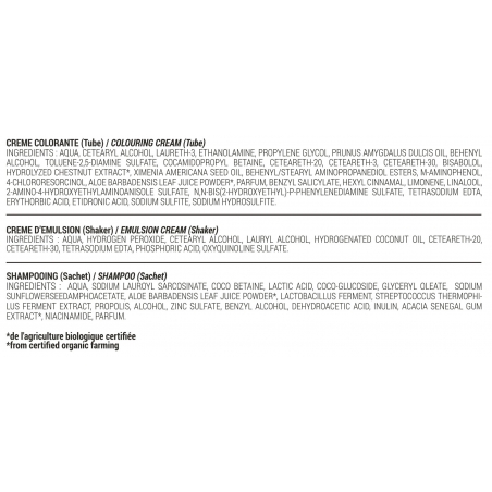 Dark brown N°2 - HAIR CREAM COLOURINGS WITH ORGANIC ALOE VERA