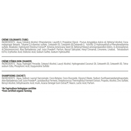 CHATAIN CLAIR N°5- COLORATION CRÈME ALOE VERA BIO