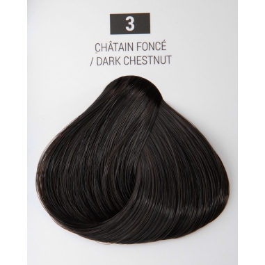 Dark Chestnut N°3 - HAIR CREAM COLOURINGS WITH...