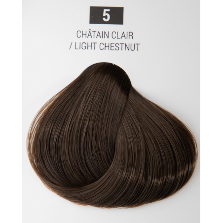 Light Chestnut N°5 - HAIR CREAM COLOURINGS WITH ORGANIC ALOE VERA