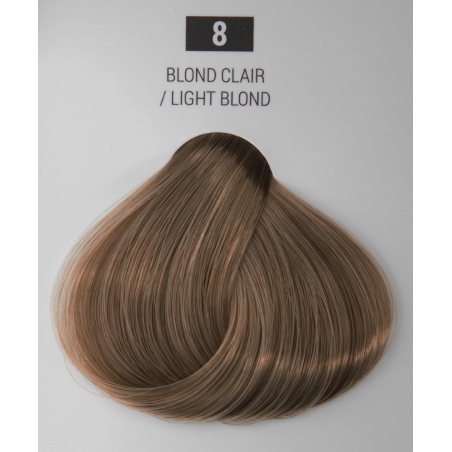 BLOND CLAIR N°8- COLORATION CRÈME ALOE VERA BIO