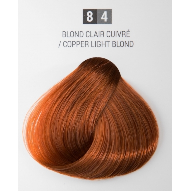 BLOND CLAIR CUIVRE N°84- COLORATION CRÈME ALOE...