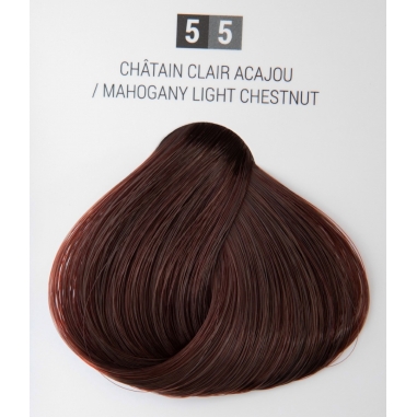 CHATAIN CLAIR ACAJOU N°5.5- COLORATION CRÈME...