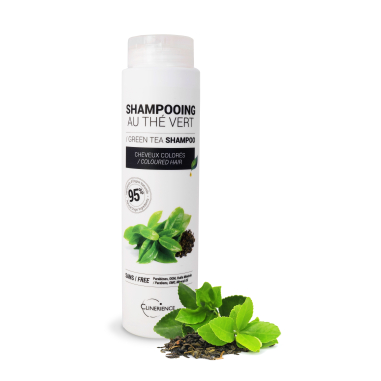 STV - SHAMPOOING CHEVEUX COLORES AU THE VERT